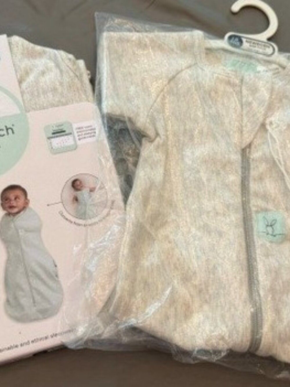 Organic Baby Swaddle and Pajama Bundle
